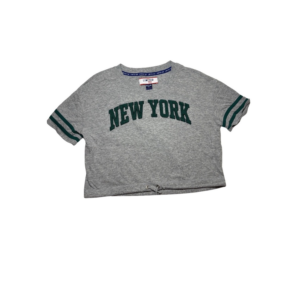 Limited Too Girls' Gray 'New York' Short Sleeve Tee